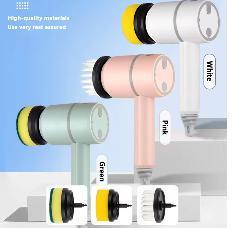 3-in-1 USB Rechargeable Electric Cleaning Brush