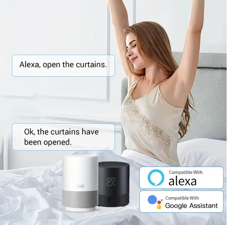 Smart Automatic Curtain Opener with App & Voice Control
