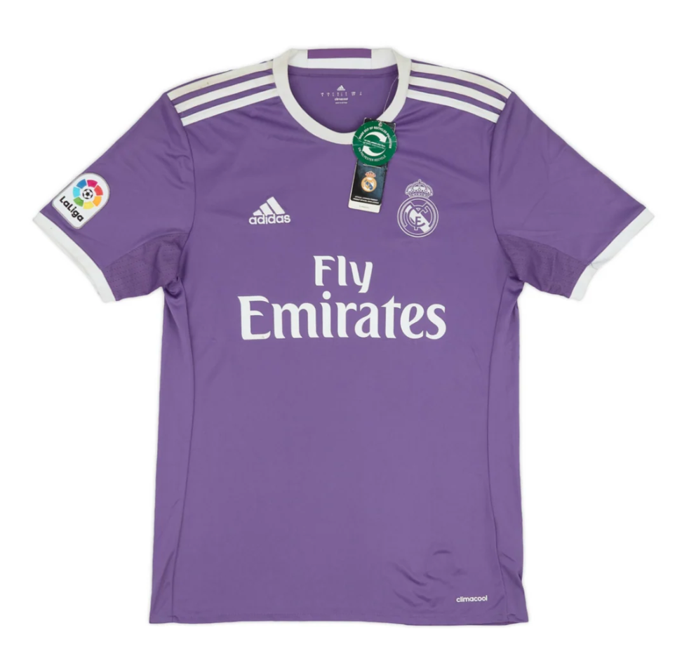 2016-17 Real Madrid CF Away Short Sleeve