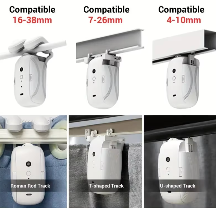 Smart Automatic Curtain Opener with App & Voice Control