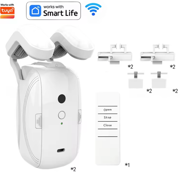 Smart Automatic Curtain Opener with App & Voice Control
